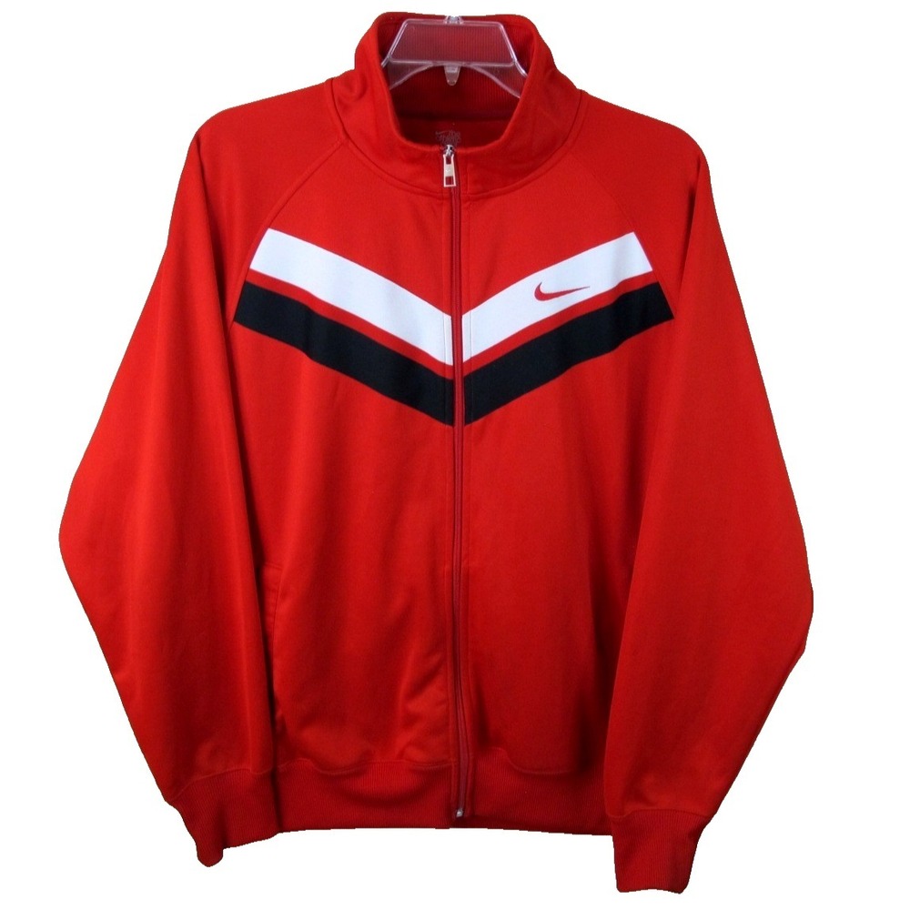 Nike The Athletic Dept Red Striker Track Warm Up Jacket 532919-612 Men's XXL